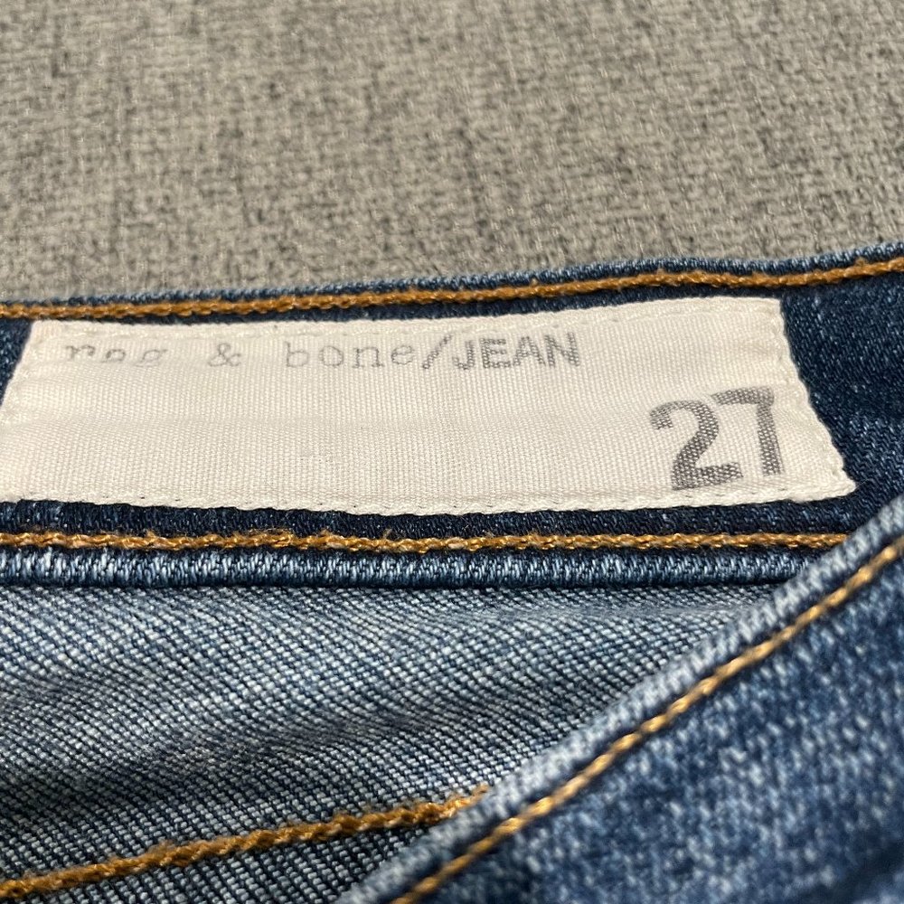 Rag & Bone - The Ripped Skinny Jeans - Destroyed Preston - Size 27 - RGJEA40262 - Picture 3 of 6